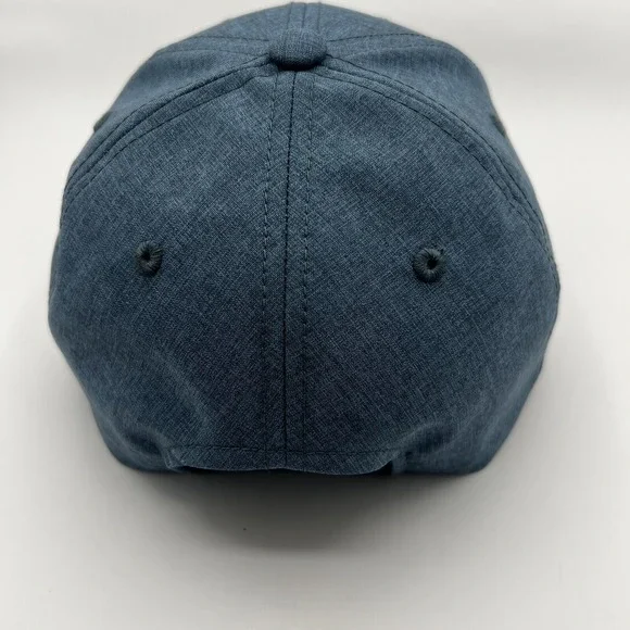 Flag & Anthem Snapback  Hat Blue One Size Adjustable Mesh Back 6 Panel - Picture 3 of 7